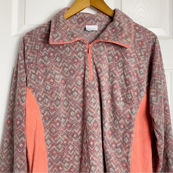 Columbia Womens Quarter-Zip Lightweight Fleece Jacket - Picture 2 of 4